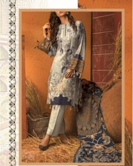 EMBROIDERED LINEN 3PC SUIT-LSC-7