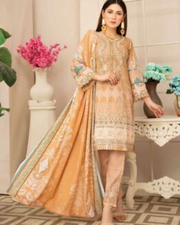 STITCHED 3PC SUIT BY MUNIRA-MSL-2-4