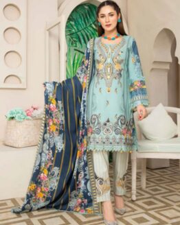 STITCHED 3PC SUIT BY MUNIRA-MSL-5-4